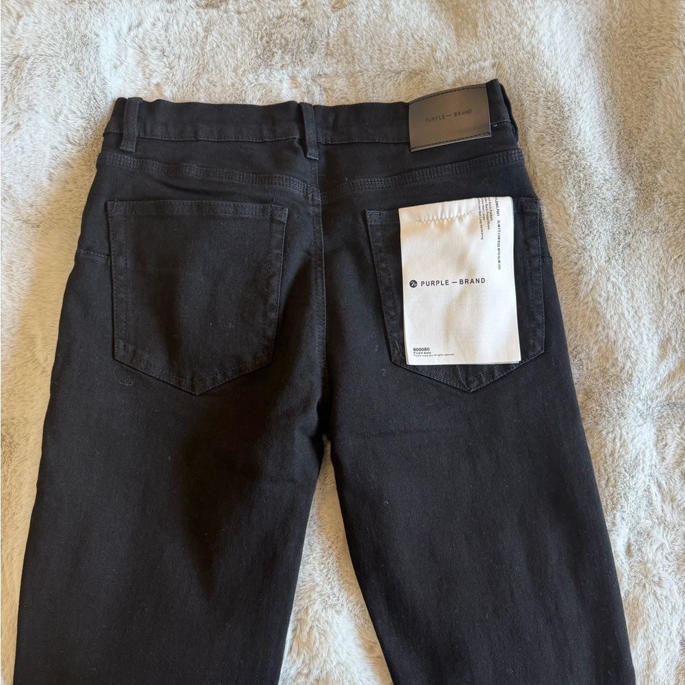 Purple Brand Men's Slim Black Jeans